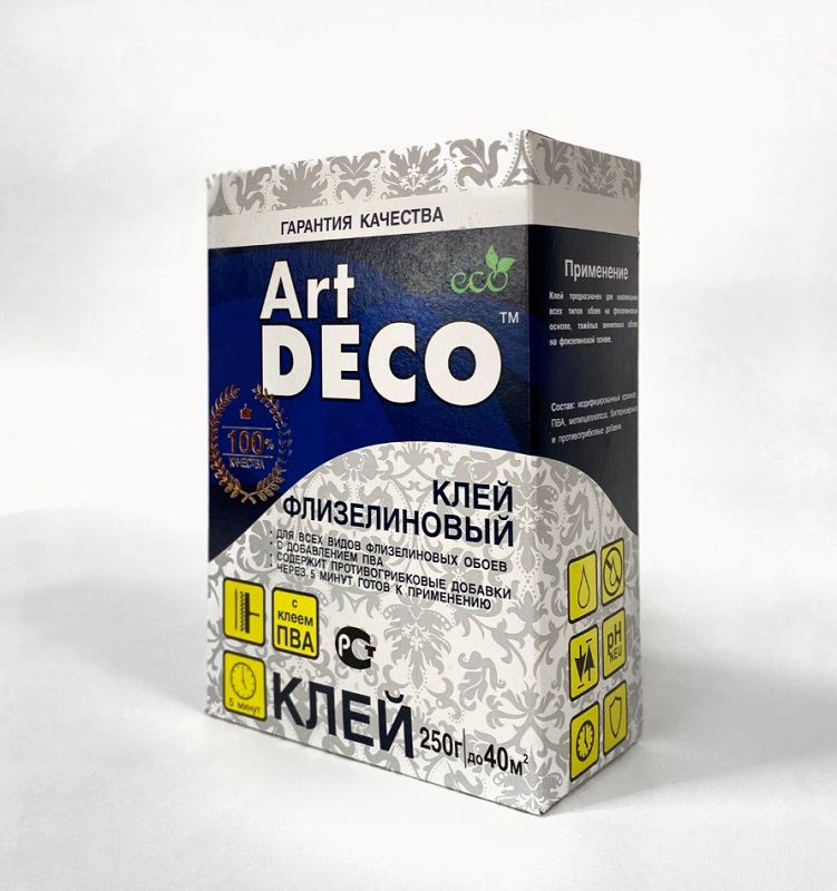 Клей обойный ART Deco Флизелиновый 250 гр. (20шт) **