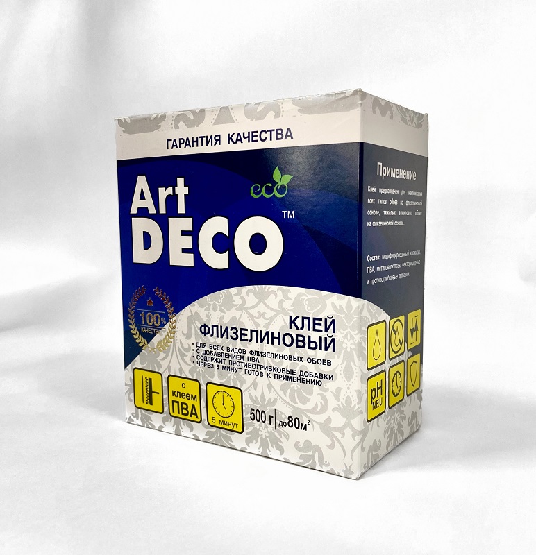 Клей обойный ART Deco Флизелиновый 500 гр. (20шт) **